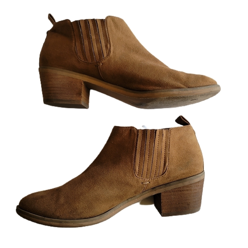 Melrose And Market Ankle Booties Size 8M Brown